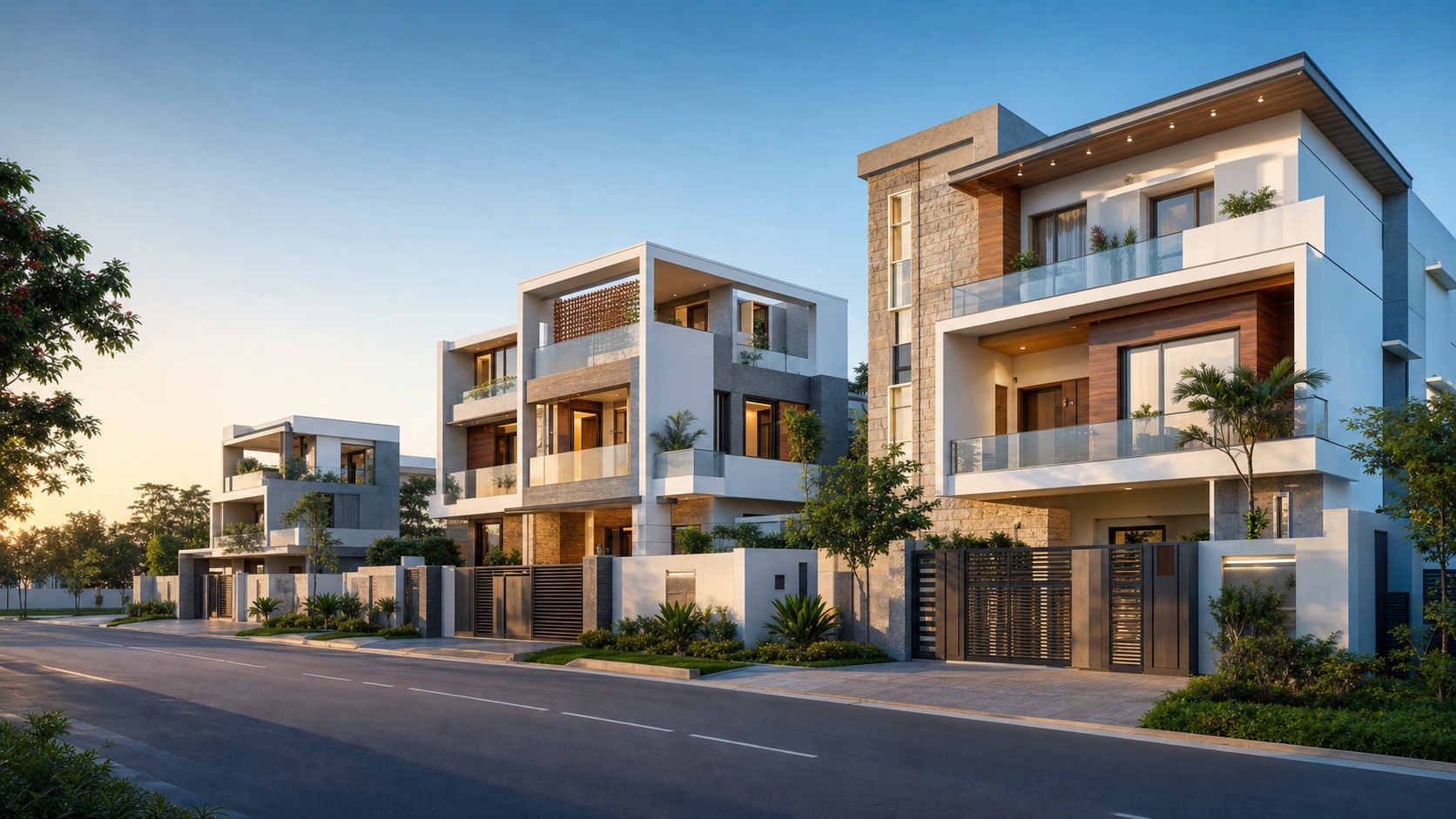 Premium individual houses, residential projects, and modern villas